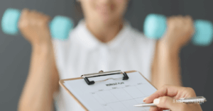 a person working out, trying to shape up employee experience