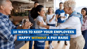 A woman boss giving a pay raise to her female employee
